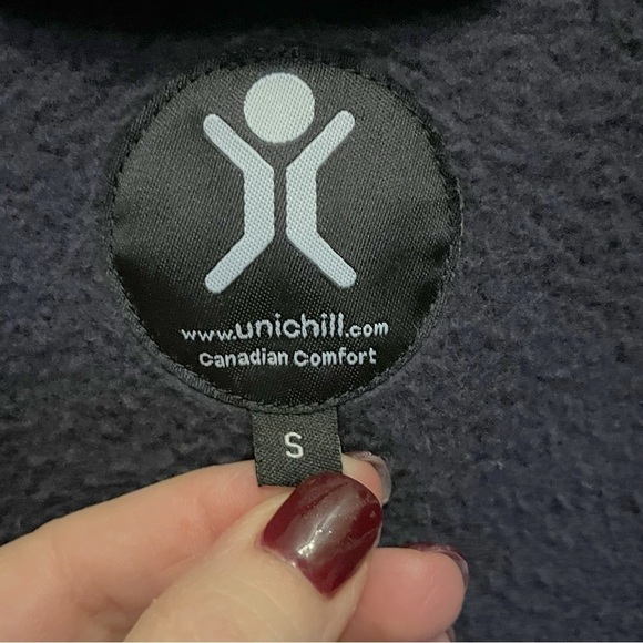 Unichill Nordic Navy Fair Isle Sweatshirt One Piece Jumpsuit Onesie Unisex Sz S - Picture 12 of 14